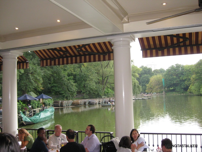 The Central Park Boathouse Cafe IAMNOTASTALKER