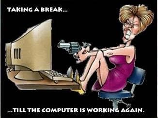Taking a Break . . .