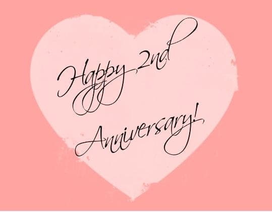 My Second Anniversary!