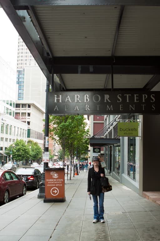 Harbor Steps Apartments from “The Ring”