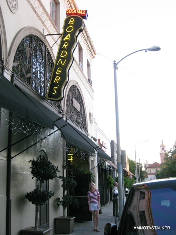 Boardner’s of Hollywood from “Beverly Hills, 90210”