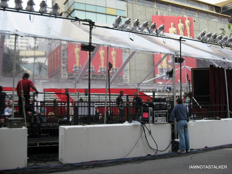 Tented Red Carpet Protected from Rain