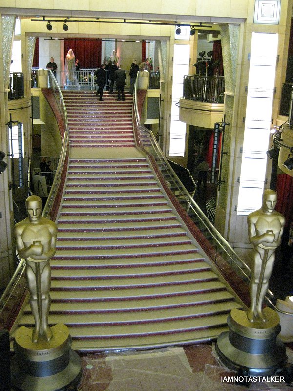 Red Carpet Stairs from the Balcony