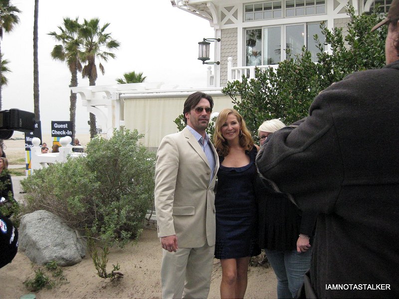 John Hamm and his girlfriend Jennifer Westfeldt