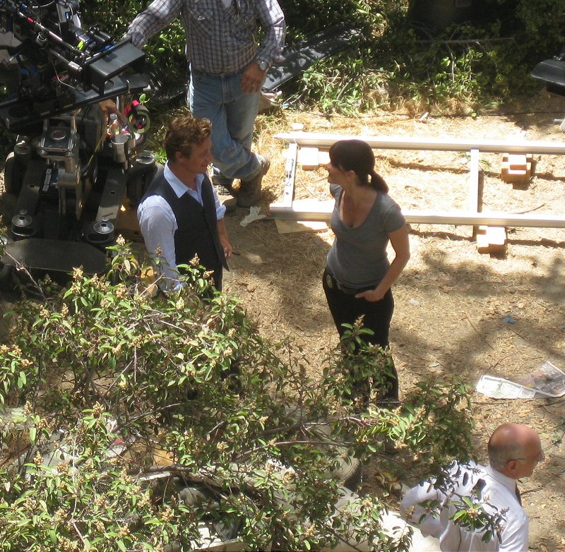 Watching the Filming of The Mentalist!