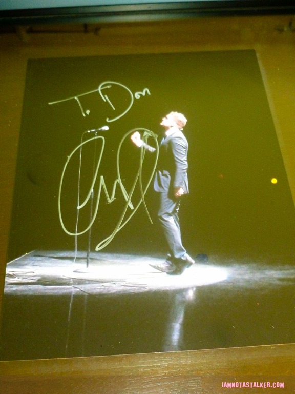 Michael Buble autograph (2 of 2)