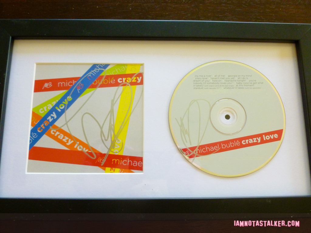 Michael Buble autograph (1 of 2)