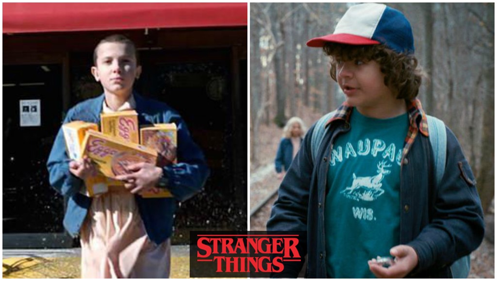 Eleven and Dustin Stranger Things