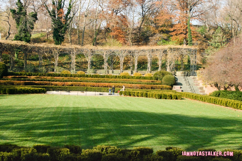 The Conservatory Garden in winter