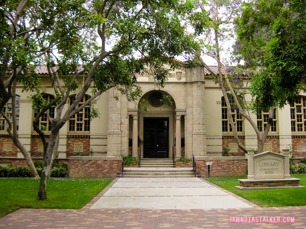 South Pasadena Public Library from “Say Anything . . . “
